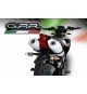 GPR COPPIA SCARICHI DI SCARICO OMOLOGATI CON RACCORDO A.67.ALB APRILIA DORSODURO 900 2017/18 ALBUS CERAMIC