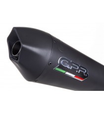 GPR COPPIA SCARICHI DI SCARICO OMOLOGATI CON RACCORDO A.67.GPAN.BLT APRILIA DORSODURO 900 2017/18 GPE ANNIVERSARY BLACK TITANIUM