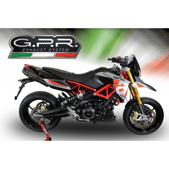 GPR COPPIA SCARICHI DI SCARICO OMOLOGATI CON RACCORDO A.67.GPAN.PO APRILIA DORSODURO 900 2017/18 GPE ANNIVERSARY POPPY