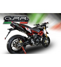 GPR COPPIA SCARICHI DI SCARICO OMOLOGATI CON RACCORDO A.67.GPAN.PO APRILIA DORSODURO 900 2017/18 GPE ANNIVERSARY POPPY