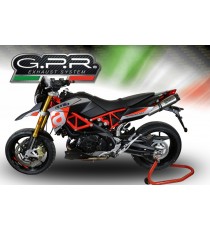 GPR COPPIA SCARICHI DI SCARICO OMOLOGATI CON RACCORDO A.67.GPAN.TO APRILIA DORSODURO 900 2017/18 GPE ANNIVERSARY TITANIUM