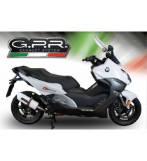 GPR SCARICO DI SCARICO OMOLOGATO CON RACCORDO BMW.84.ALB BMW C 650 SPORT 2016/18 ALBUS CERAMIC