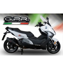 GPR SCARICO DI SCARICO OMOLOGATO CON RACCORDO BMW.84.GPAN.BLT BMW C 650 SPORT 2016/18 GPE ANNIVERSARY BLACK TITANIUM