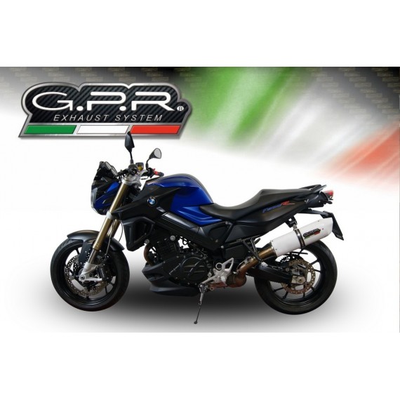 GPR SCARICO DI SCARICO OMOLOGATO CON RACCORDO BMW.37.ALB BMW F 800 R 2009/14 ALBUS CERAMIC