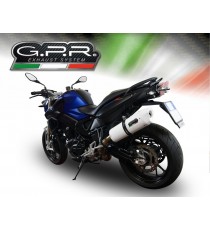 GPR SCARICO DI SCARICO OMOLOGATO CON RACCORDO BMW.37.ALB BMW F 800 R 2009/14 ALBUS CERAMIC