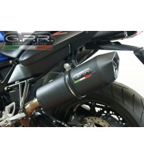 GPR SCARICO DI SCARICO OMOLOGATO CON RACCORDO BMW.37.FUNE BMW F 800 R 2009/14 FURORE NERO