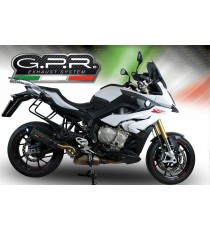 GPR SCARICO DI SCARICO OMOLOGATO CON RACCORDO BMW.80.GPAN.PO BMW S 1000 XR 2015/17 EURO 3 GPE ANNIVERSARY POPPY