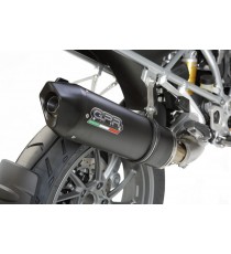 GPR SCARICO DI SCARICO OMOLOGATO CON RACCORDO BMW.66.FUNE BMW R 1200 GS 2013/18 - ADV 1200 2014/18 FURORE NERO