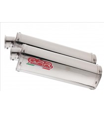 GPR COPPIA SCARICHI DI SCARICO OMOLOGATI E CATALIZZATI CON RACCORDO SPECIFICO CAT.64.TRI DUCATI MONSTER 620 2003/06 TRIOVAL