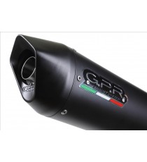 GPR SCARICO DI SCARICO OMOLOGATO CON RACCORDO D.40.FUNE DUCATI MONSTER S4R 2003/07 FURORE NERO