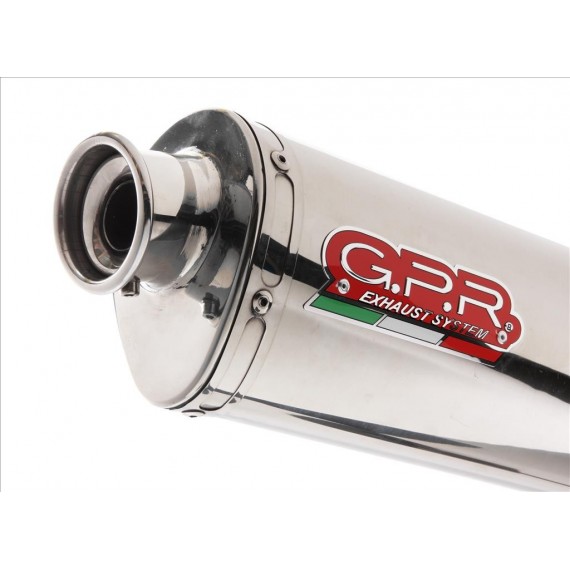 GPR COPPIA SCARICHI DI SCARICO OMOLOGATI CON RACCORDO D.47.TRI DUCATI SUPERSPORT 1000 SS 2003/06 TRIOVAL