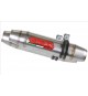 GPR COPPIA SCARICHI DI SCARICO OMOLOGATI CON RACCORDO D.69.DE DUCATI 1098 2006-12 DEEPTONE INOX