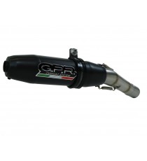 GPR SCARICO DI SCARICO OMOLOGATO CON RACCORDO H.205.DENE HONDA CBR 125 R 2011/16 DEEPTONE NERO