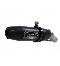 GPR IMPIANTO COMPLETO DI SCARICO OMOLOGATO E CATALIZZATO CO.H.205.DENE HONDA CBR 125 R 2011/16 DEEPTONE NERO