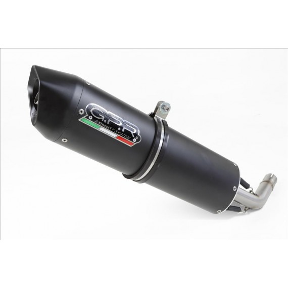 GPR IMPIANTO COMPLETO DI SCARICO OMOLOGATO PER SCOOTER SCOM.38.FUNE PIAGGIO LIBERTY 125 2004/07 FURORE NERO