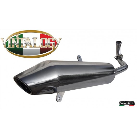 GPR IMPIANTO COMPLETO DI SCARICO OMOL E CATALIZZATO PER SCOOTER PIAGGIO VESPA 300 GTS - GTV - TOURING - SUPER 2008/15