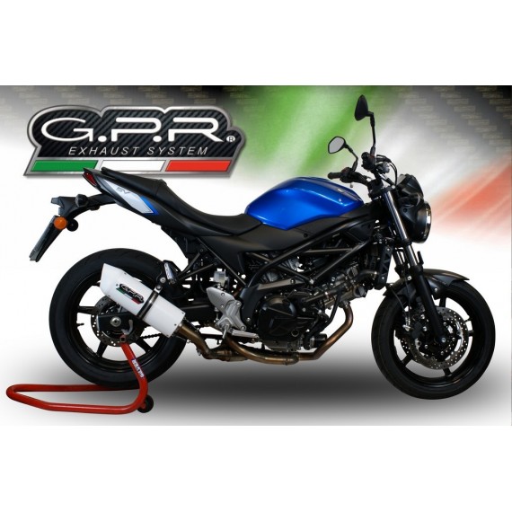 GPR SCARICO DI SCARICO OMOLOGATO CON RACCORDO S.193.ALB SUZUKI SV 650 A 2016/17 ALBUS CERAMIC