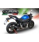 GPR SCARICO DI SCARICO OMOLOGATO CON RACCORDO S.193.DENE SUZUKI SV 650 A 2016/17 DEEPTONE NERO