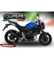 GPR SCARICO DI SCARICO OMOLOGATO CON RACCORDO S.193.GPAN.BLT SUZUKI SV 650 A 2016/17 GPE ANNIVERSARY BLACK TITANIUM