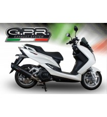 GPR IMPIANTO COMPLETO DI SCARICO OMOLOGATO E CATALIZZATO PER SCOOTER YA.6.CAT.FUNE YAMAHA BW'S 125 2010/13 FURORE NERO