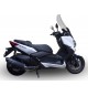 GPR SCARICO DI SCARICO OMOLOGATO CON RACCORDO YA.1.GPAN.NE YAMAHA X-MAX 400 I.E. 2013/2017 GPE NERO ITALIA (INOX)