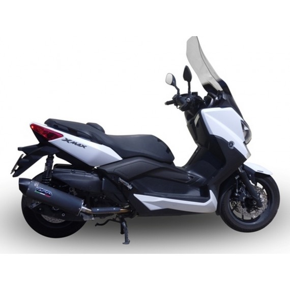 GPR SCARICO DI SCARICO OMOLOGATO E CATALIZZATO YA.1.CAT.GPAN.NE YAMAHA X-MAX 400 I.E. 2013/2017 GPE NERO ITALIA (INOX)