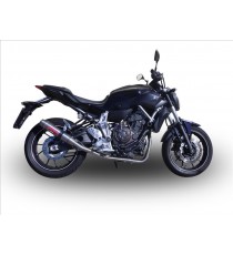 GPR IMPIANTO COMPLETO DI SCARICO OMOLOGATO Y.176.DE YAMAHA MT-07 2014/2016 DEEPTONE INOX