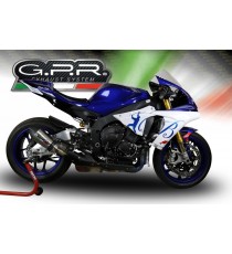 GPR SCARICO DI SCARICO OMOLOGATO CON RACCORDO Y.200.GPAN.TO YAMAHA YZF R1/R1-M 2017/18 EURO 4 GPE ANNIVERSARY TITANIUM