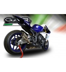 GPR SCARICO DI SCARICO OMOLOGATO CON RACCORDO Y.200.TH YAMAHA YZF R1/R1-M 2017/18 EURO 4 THUNDERSLASH INOX