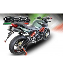 GPR SCARICO GPR EXHAUST SYSTEM COMPATIBILE CON APRILIA SHIVER 900 2017/19 E4 SCARICHI SCARICO OMOLOG.CON RACCORDO M3 BLACK TIT