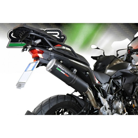 GPR SCARICO GPR EXHAUST SYSTEM COMPATIBILE CON BENELLI TRK 502 X 2017/19 E4 SCARICO SCARICO OMOLOG. M3 BLACK TITANIUM BENELLI