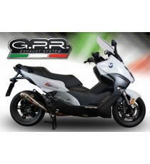 SCARICO GPR EXHAUST SYSTEM COMPATIBILE CON BMW C 650 SPORT 2016/20 EURO 4 TERMINALE SCARICO OMOLOG. CON RACCORDO POWERCONE EVO4