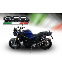 SCARICO GPR EXHAUST SYSTEM COMPATIBILE CON BMW F 800 R 2015/16 TERMINALE SCARICO OMOLOG. CON RACCORDO POWERCONE EVO