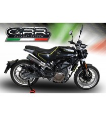 GPR SCARICO GPR EXHAUST SYSTEM COMPATIBILE CON HUSQVARNA SVARTPILEN 401 2018/19 E4 SCARICO OMOL CON DECATALIZZATORE RACING M3 