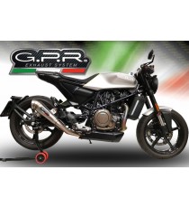 SCARICO GPR EXHAUST SYSTEM COMPATIBILE CON HUSQVARNA SVARTPILEN 701 2019/20 E4 TERMINALI SCARICO OMOLOGATI POWERCONE EVO4