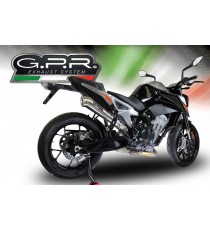 SCARICO GPR EXHAUST SYSTEM COMPATIBILE CON KTM DUKE 790 2017/19 E4 TERMINALE SCARICO OMOLOGATO CON RACCORDO POWERCONE EVO4