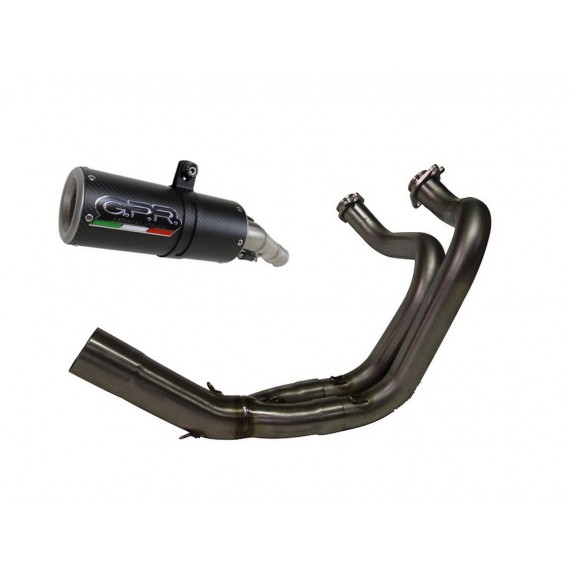 SCARICO GPR EXHAUST SYSTEM COMPATIBILE CON KYMCO AK 550 2017/19 SCARICO OMOLOGATO CON DECATALIZZATORE RACING M3 BLACK TITANIUM 