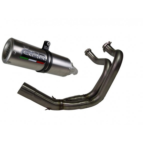 GPR SCARICO GPR EXHAUST SYSTEM COMPATIBILE CON KYMCO AK 550 2017/19 SCARICO OMOL CON DECATALIZZATORE RACING M3 TITANIUM NATURA