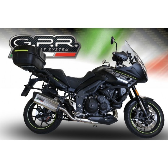 GPR SCARICO GPR EXHAUST SYSTEM COMPATIBILE CON TRIUMPH TIGER SPORT 1050 2016/19 E4 SCARICO SCARICO OMOL SONIC INOX TRIUMPH TIGE