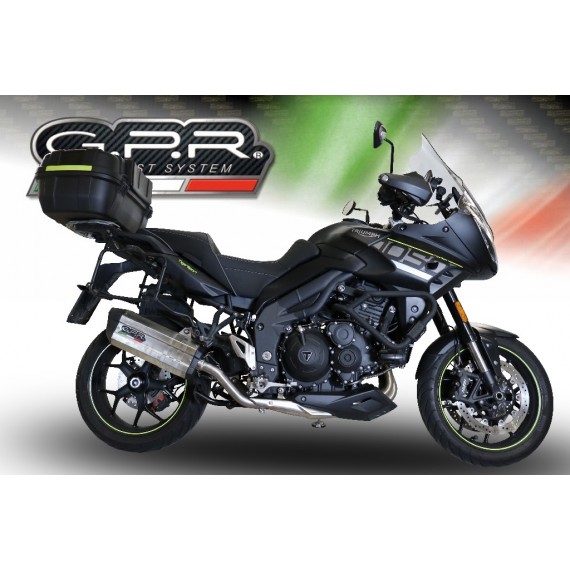 GPR SCARICO GPR EXHAUST SYSTEM COMPATIBILE CON TRIUMPH TIGER SPORT 1050 2016/19 E4 SCARICO SCARICO OMOL SONIC TITANIUM TRIUMPH 